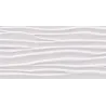 Carrelage mur Polar wave white mate